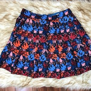 J Crew pleated circle skirt